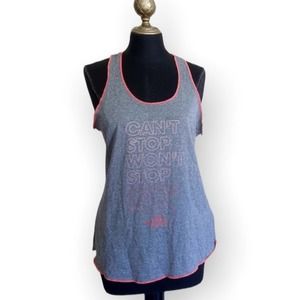 The North Face Racerback Tank Top Can’t Stop Grey Pink Size Medium